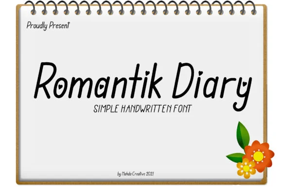 Romantic Diary Font by khafalab — Script Handwritten Font