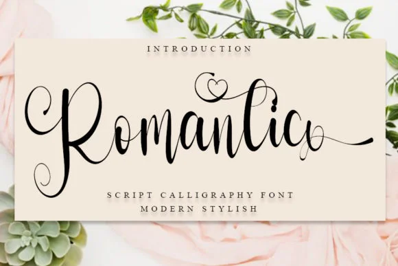 Romantic Font by FreshTypeINK by FreshTypeINK — Script Handwritten Font