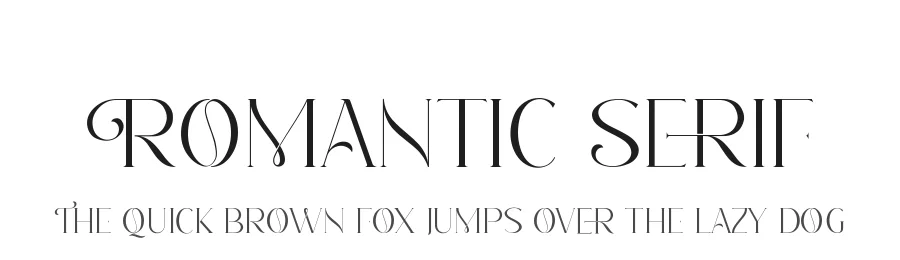 Romantic Serif