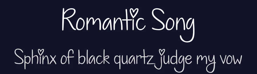 Romantic Song by Misti's Fonts — Script Handwritten Font — thumbnail 2