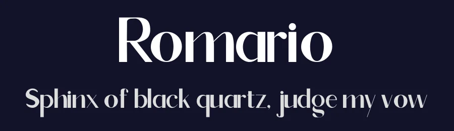 Romario by Goodrichees — Sans Serif Font — thumbnail 2