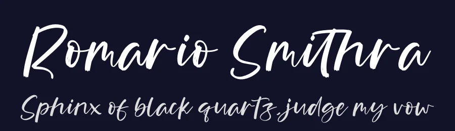 Romario Smithra by Letterena Studios — Script Handwritten Font — thumbnail 2