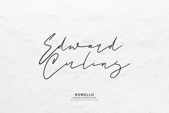 Romello Font by Maulana Creative — Script Handwritten Font — thumbnail 9