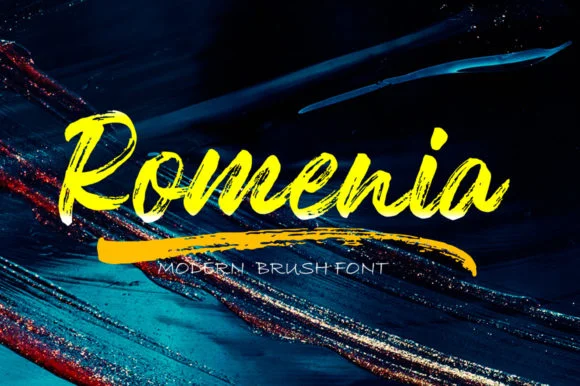 Romenia Font by gatype — Script Handwritten Font