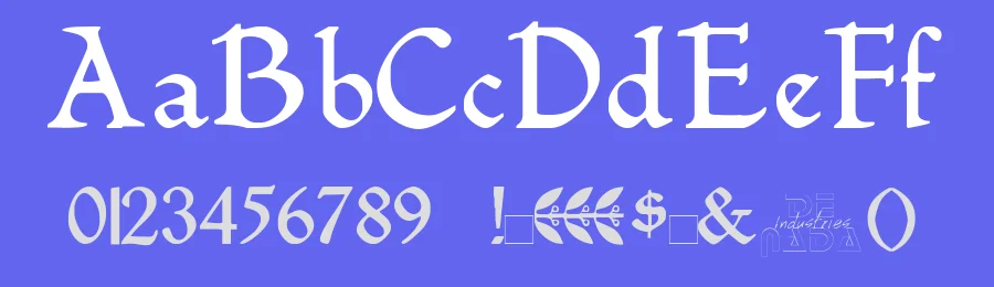 Romeo DN by DeNada Industries — Decorative Font — thumbnail 3