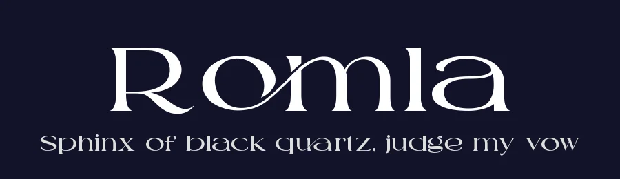 Romla by HansCo — Serif Font — thumbnail 2