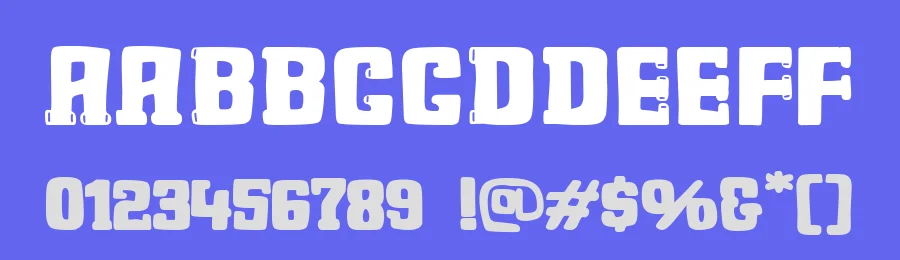 Ron Jeremy University by Woodcutter — Decorative Font — thumbnail 3