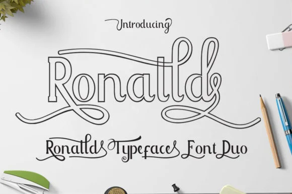 Ronalld Font by AzzamStudio — Script Handwritten Font