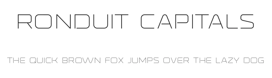Ronduit Capitals by Neogrey Creative β Display Font