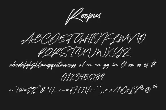 Roopus Font by Maulana Creative — Script Handwritten Font — thumbnail 8