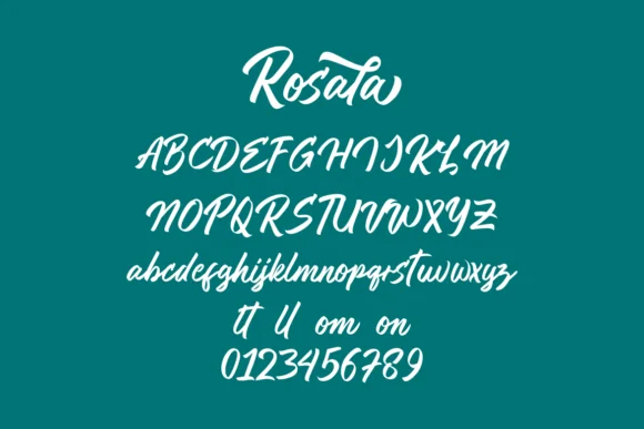 Rosala Font by GFRcreative — Script Handwritten Font — thumbnail 4