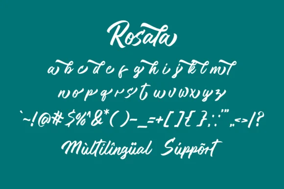 Rosala Font by GFRcreative — Script Handwritten Font — thumbnail 5