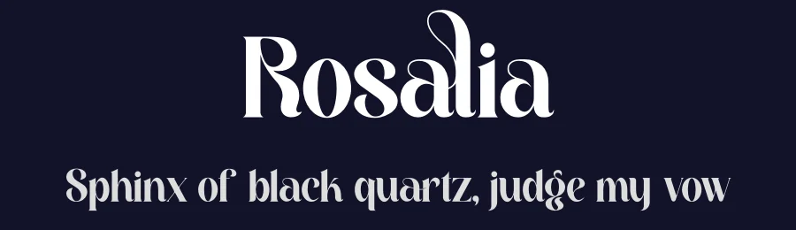 Rosalia by Storytype Studio — Decorative Font — thumbnail 2