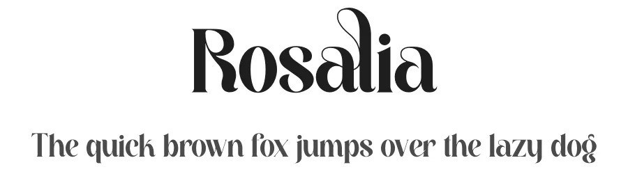 Rosalia by Storytype Studio — Decorative Font