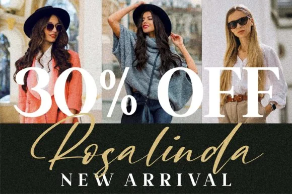Rosalinda Font by Letterena Studios by Letterena Studios — Script Handwritten Font — thumbnail 5