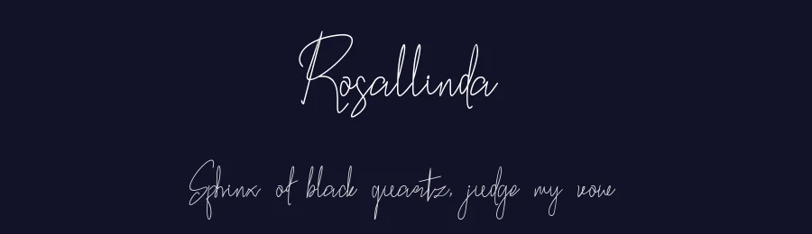 Rosallinda by zainstudio — Script Handwritten Font — thumbnail 2