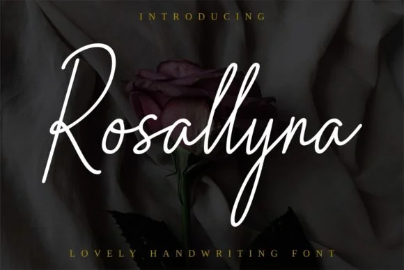 Rosallyna Font by The Grateful Studio — Script Handwritten Font