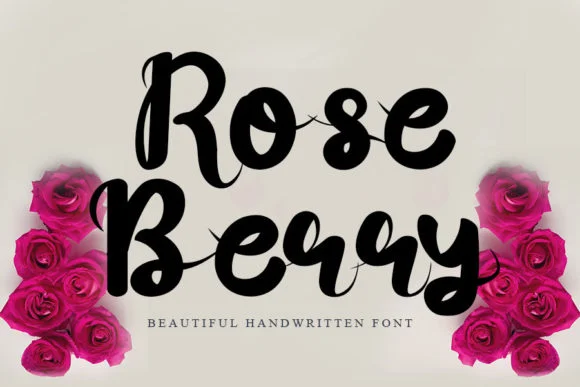 Rose Berry Font by Inermedia STUDIO — Script Handwritten Font