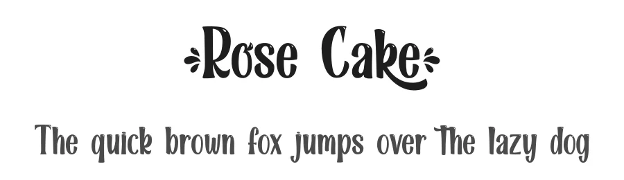 Rose Cake