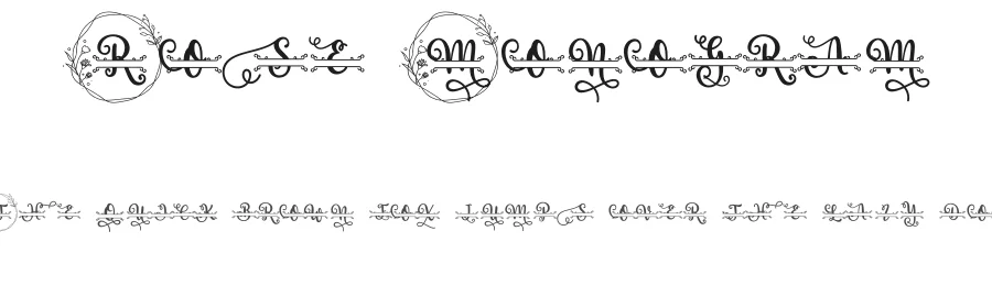 Rose Monogram
