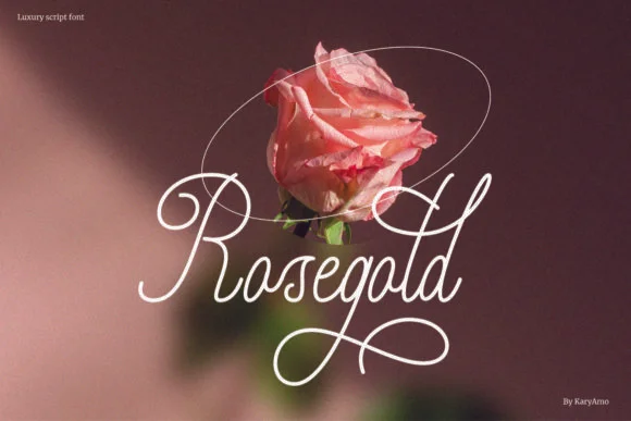 Rosegold Font by KaryAmo — Script Handwritten Font