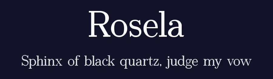 Rosela by Font Kingdom — Serif Font — thumbnail 2