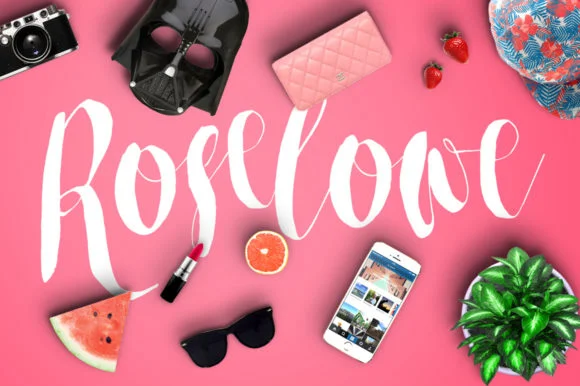 Roselowe Font by Maulana Creative — Script Handwritten Font