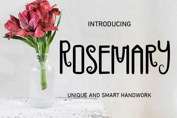 Rosemary Font by shiddiq.art by shiddiq.art — Script Handwritten Font