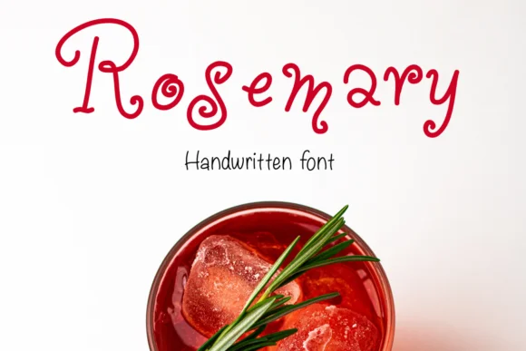 Rosemary Font by Temtemdesign by Temtemdesign β Script Handwritten Font