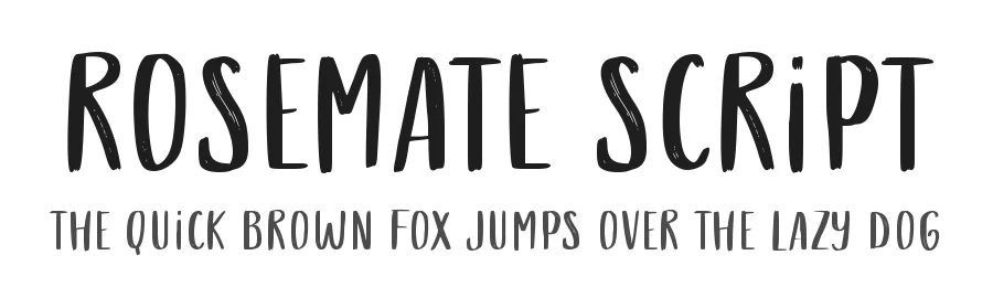 Rosemate Script