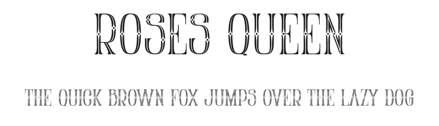 Roses Queen by Nathatype — Decorative Font
