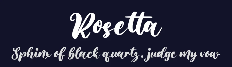 Rosetta by FatmaStudio — Script Handwritten Font — thumbnail 2