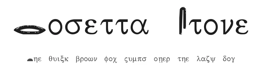 Rosetta Stone by SpideRaYsfoNtS — Dingbats Font