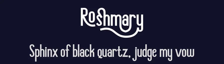Roshmary by PutraCetol Studio — Sans Serif Font — thumbnail 2