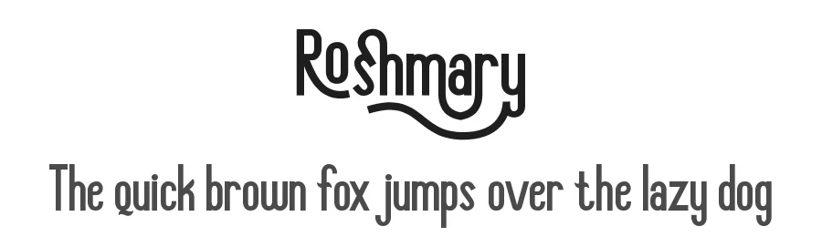 Roshmary by PutraCetol Studio — Sans Serif Font