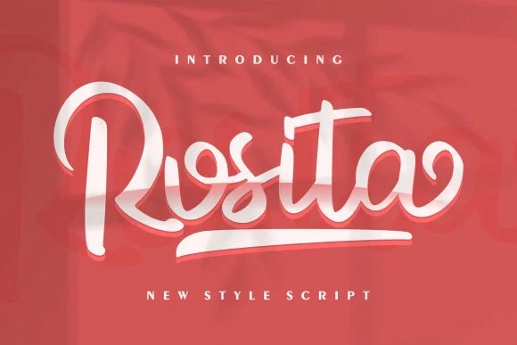 Rosita Font by Vunira by Vunira — Script Handwritten Font