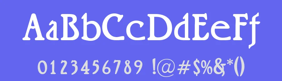 Roskell by Dieter Steffmann — Decorative Font — thumbnail 3