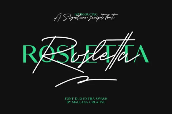 Rosletta Font by Maulana Creative — Script Handwritten Font