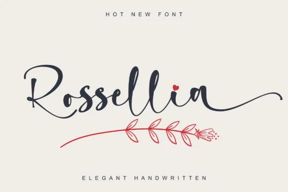 Rossellia Font by Stefani Letter — Script Handwritten Font