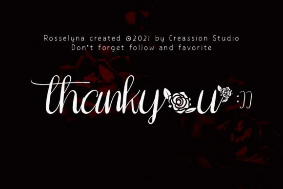 Rosselyna Font by Creassion Studio — Script Handwritten Font — thumbnail 5