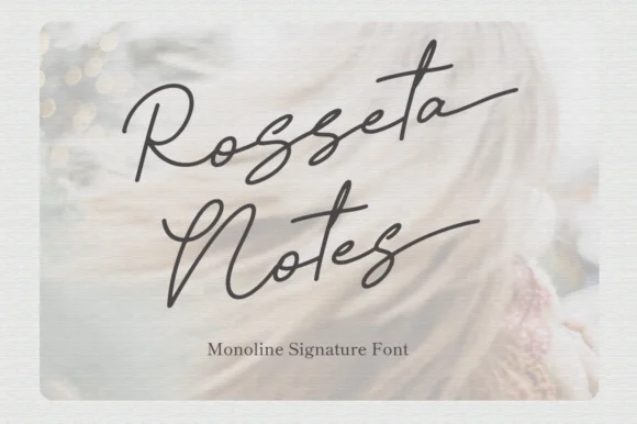 Rosseta Notes Font by attypestudio — Script Handwritten Font