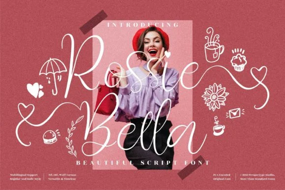 Rossie Bella Font by Perspectype — Script Handwritten Font