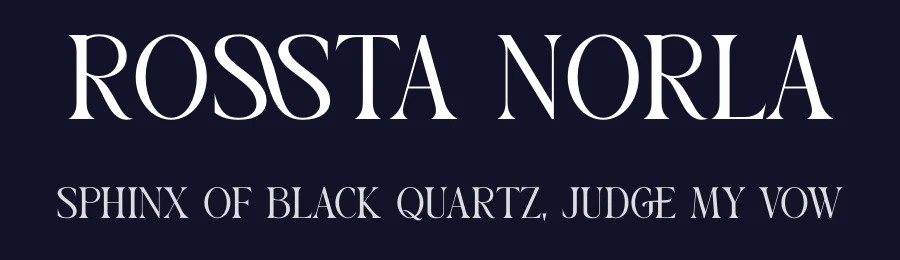 Rossta Norla by Muflieart — Serif Font — thumbnail 2
