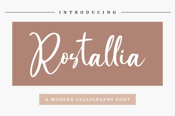 Rostallia Font