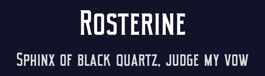 Rosterine by Letterhend Studio — Decorative Font — thumbnail 2