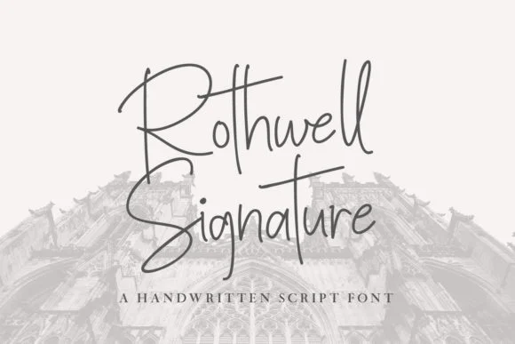 Rothwell Signature Font by xdCreative — Script Handwritten Font