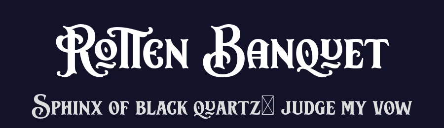 Rotten Banquet by Amir Subqi Setiaji — Decorative Font — thumbnail 2