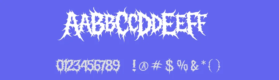 Rotting Genesis by Muhammad Yafinuha — Blackletter Font — thumbnail 3