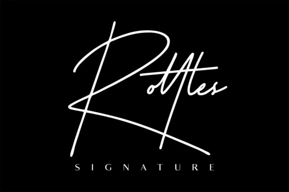 Rottles Signature Font by Maulana Creative — Script Handwritten Font