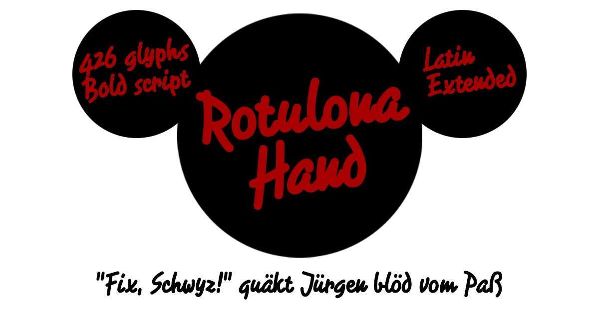Rotulona Hand Font by Fernando Haro — Script Handwritten Font